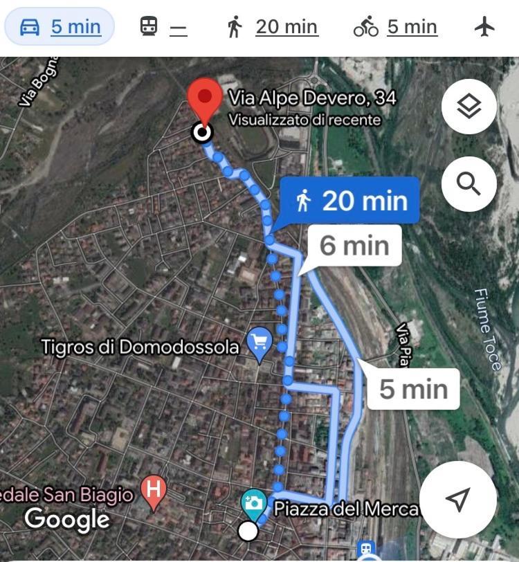"La Bella Della Cappuccina" Casa Con Parcheggio Interno Gratuito Lejlighed Domodossola Eksteriør billede